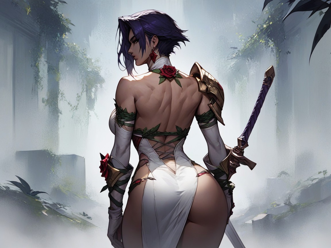 Ivy Valentine, Bending Over, Soulcalibur Furry AI Porn