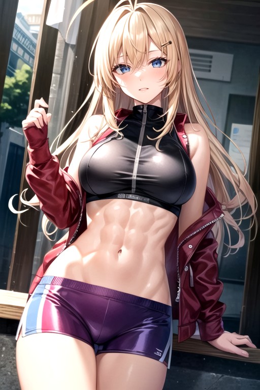 Miu Furinji From Histroy Strongest Disciple Kenichi, Blonde Hair, В Хорошей Форме ИИ гей порно