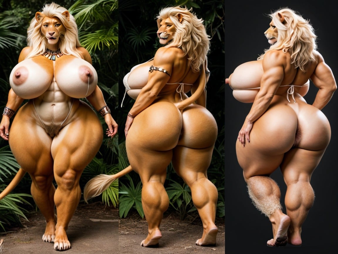 Massive Breast, Horns, Wide Angle AI Porn