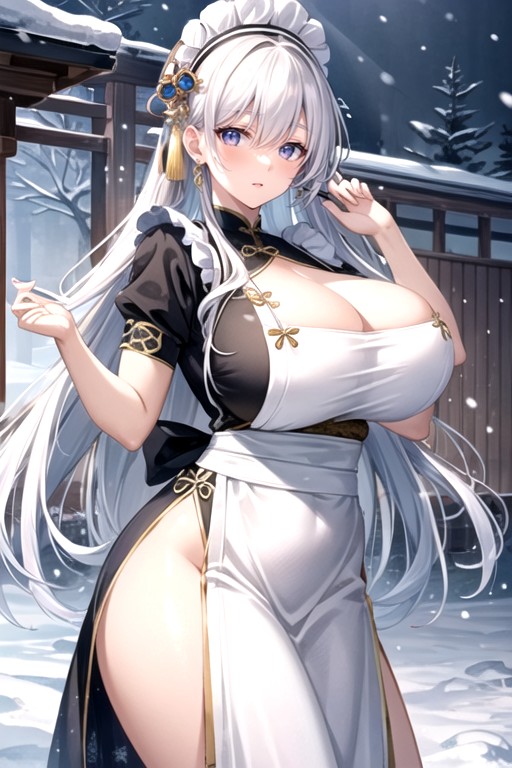 Chinesischer Hanfu, Ägypterin, SchürzeHentai KI Porno