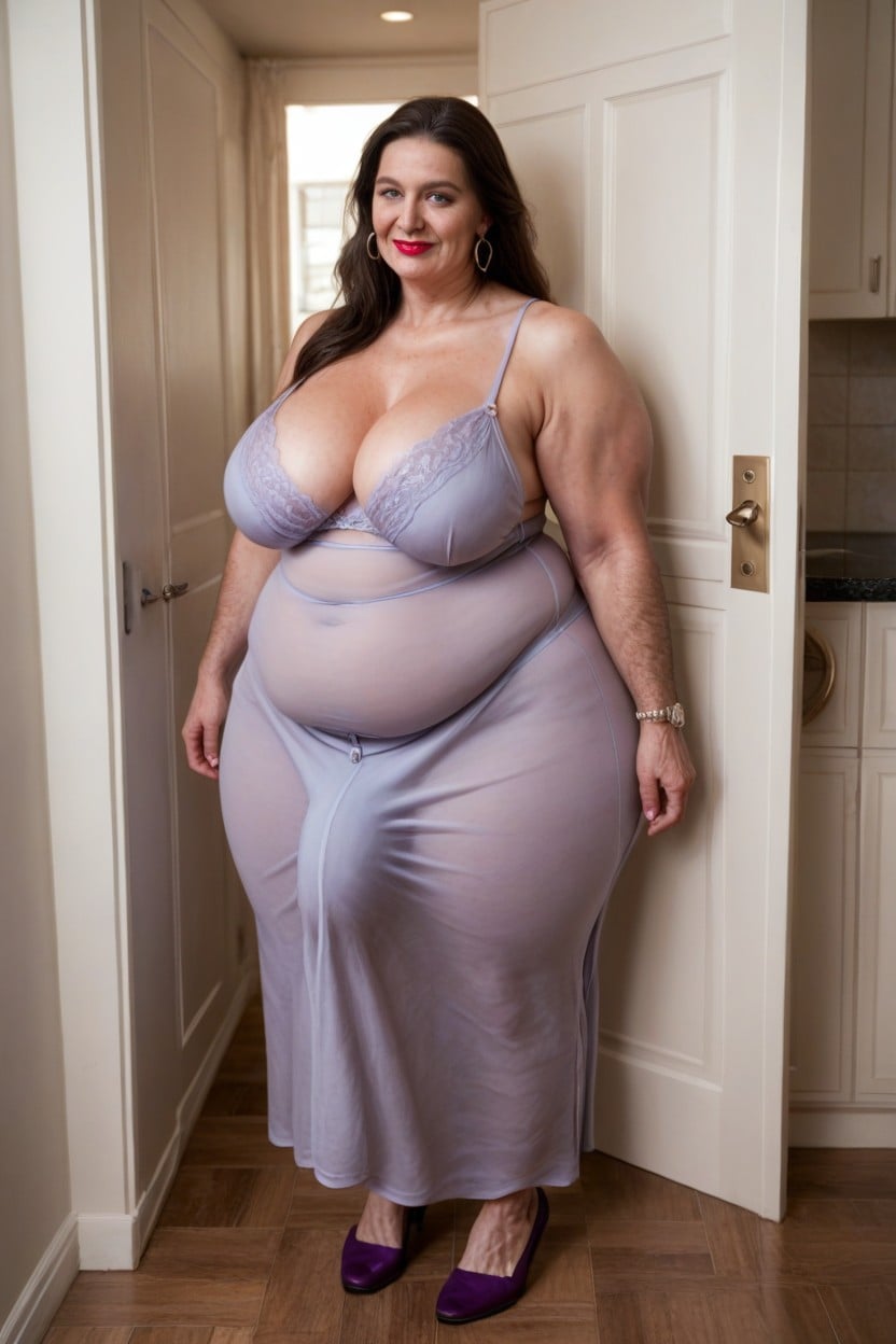 Gigantic, Fat, Gigantic Saggy Breast Shemale AI Porn