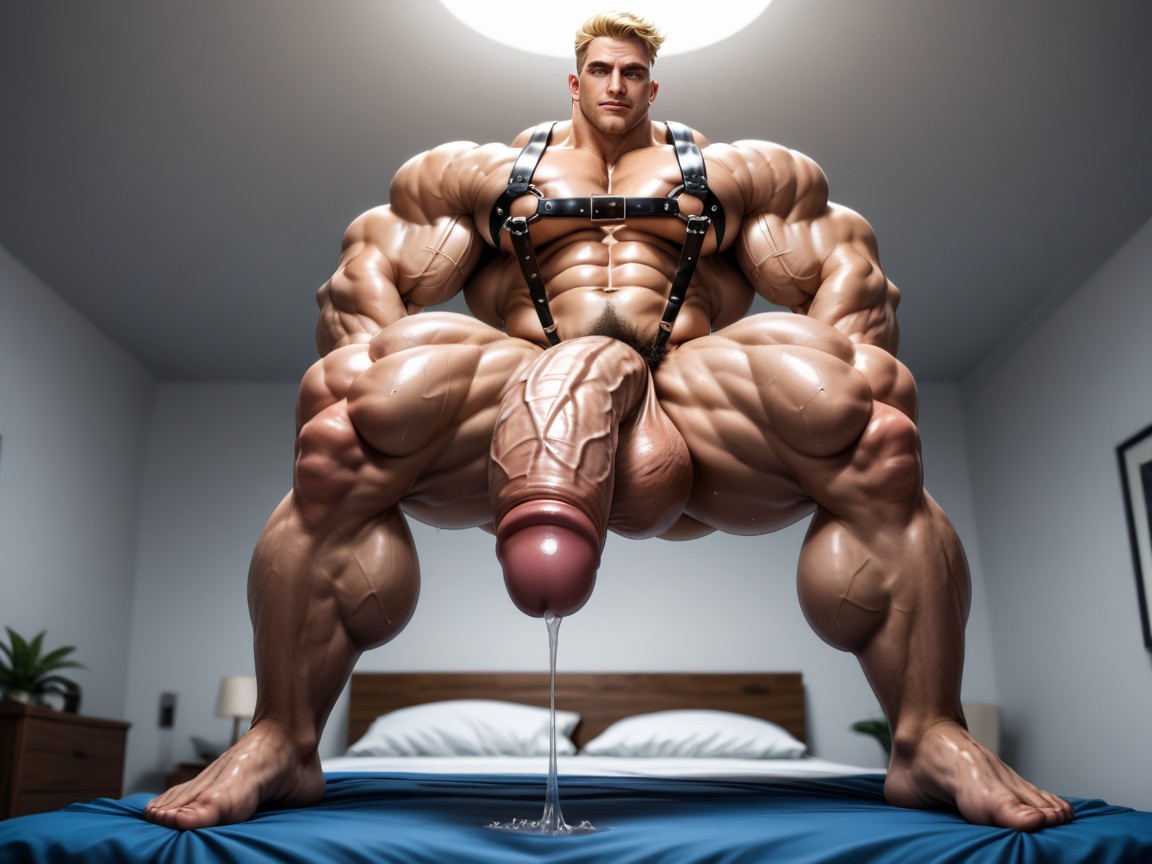 Hyperrealistic, Big Strong Nose, Extreme Pectorals AI Gay Porn