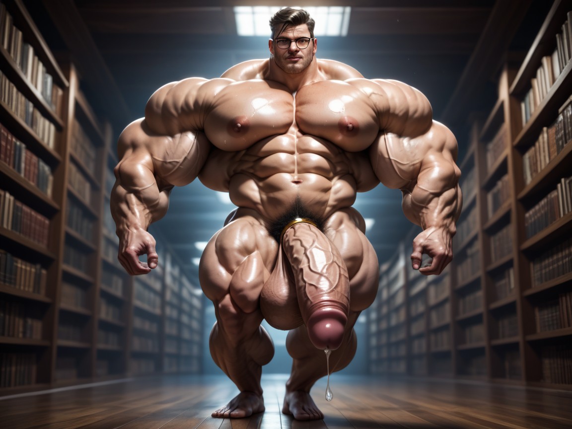Feet Tall, Athlete, Full Body AI Gay Porn