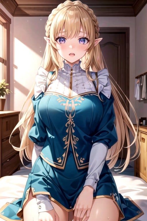 Princess Zelda, Scared Look, CreampiePorno IA Hentai