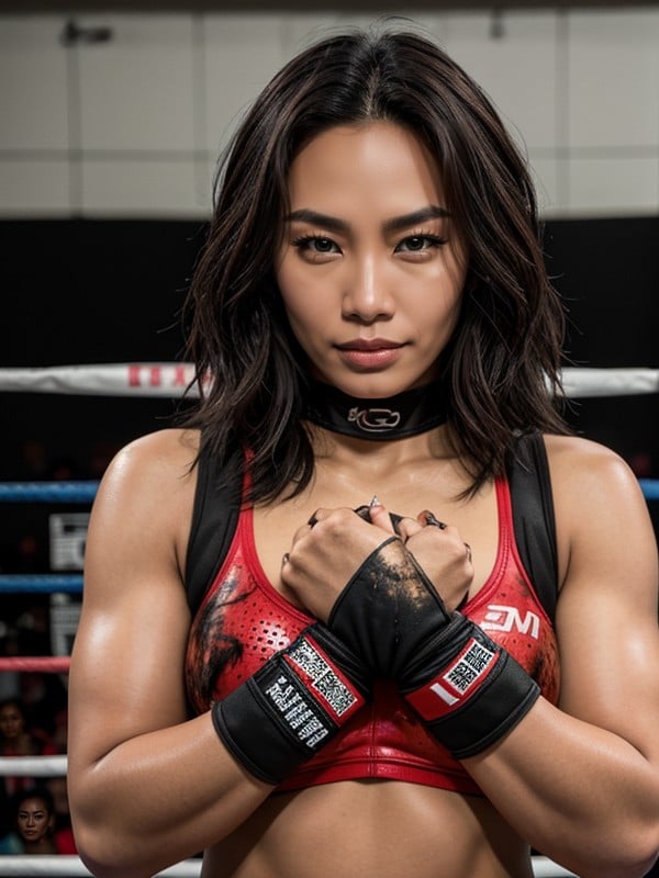 Mma Gloves, Wrestling, 印尼人AI黃片