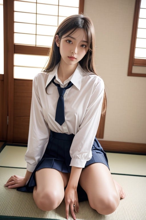 School Uniform, Bottom Up, Bottom Up (upskirt) AI Porn