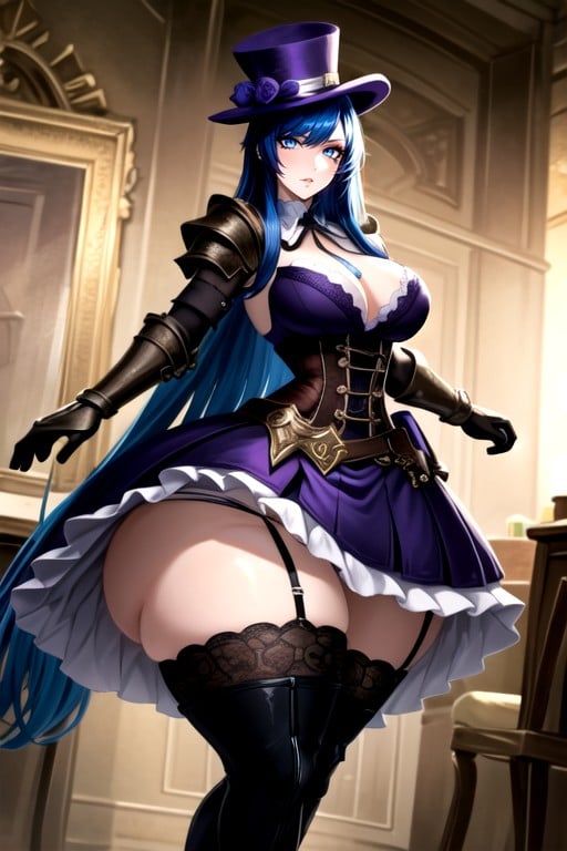 Lingerie, Caitlyn (league Of Legends), Extrêmement Lourd En BasPorno IA Hentai