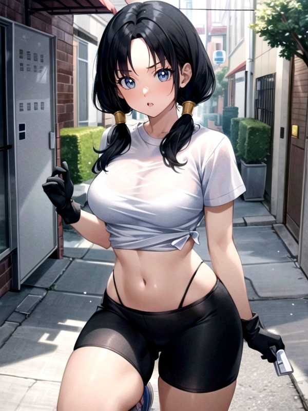 See Through Crop Top, White Socks, 20s Hentai IA pornografia