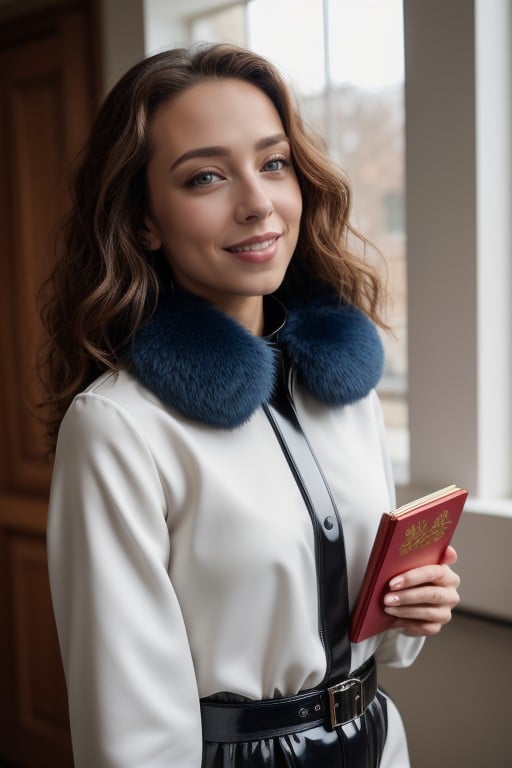 Featured On Instagram, Shinysparkly Clothes, High Angle Shot Using A Slr Camera Brec Bassinger In Christmas Themed School UniformAIポルノ