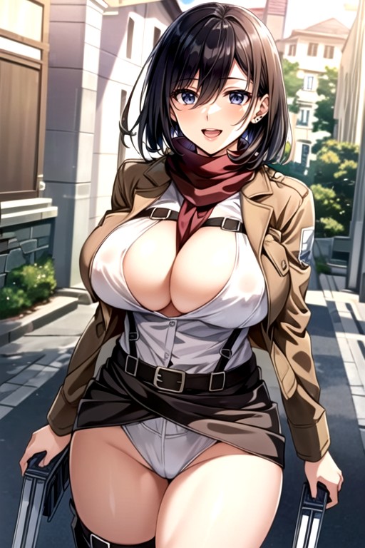 Mikasa Ackerman (attack On Titan), Mignon, Sein MassifPorno IA Hentai