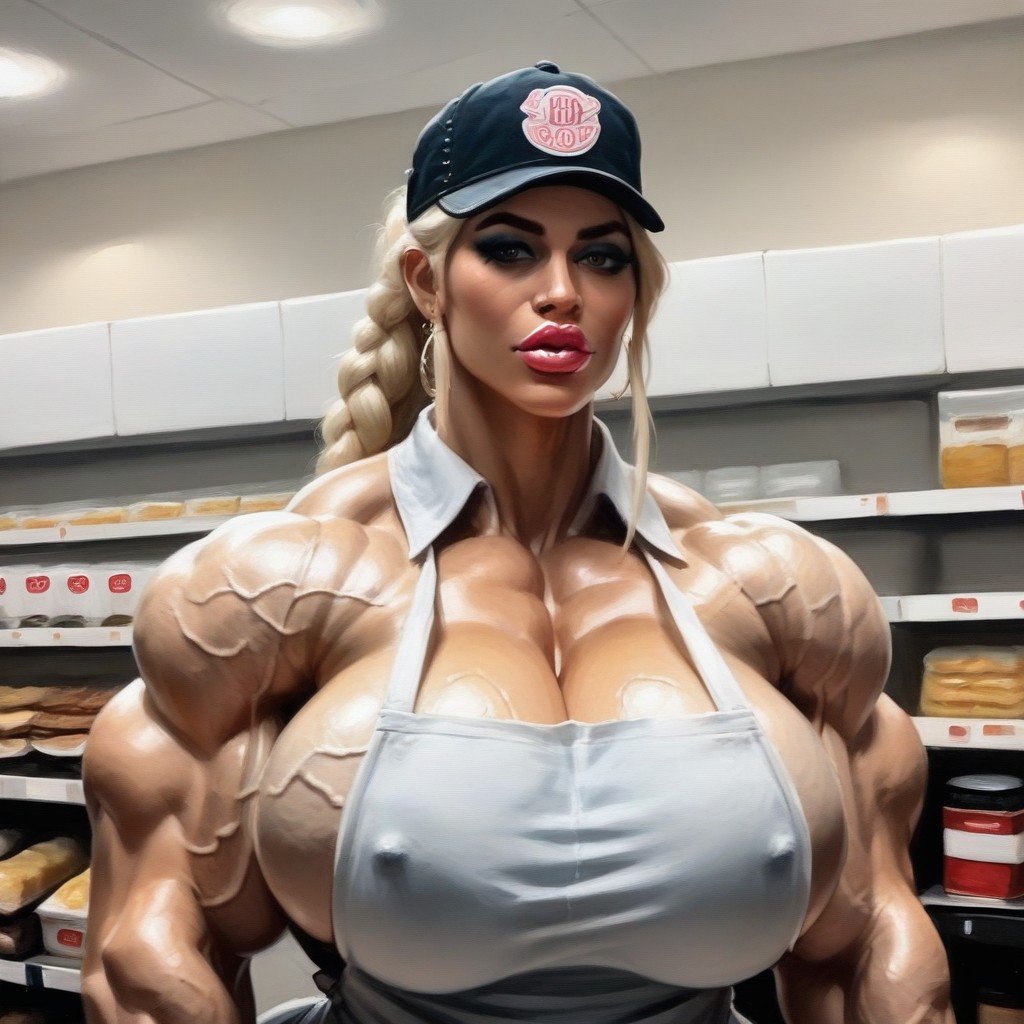 杂货店, 美国人, Muscle ExpansionAI黄片