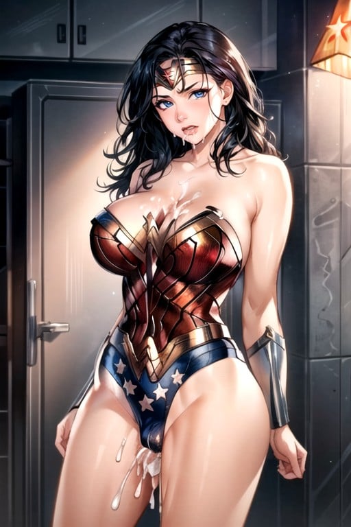 German, Creampie, Wonder Woman (dc) AI Porn