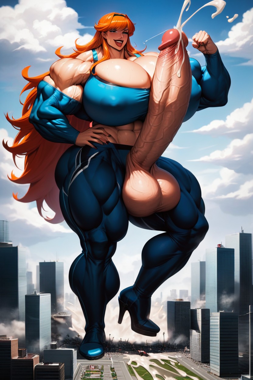 50+, Face Detailed, Futa Domination Shemale AI Porn