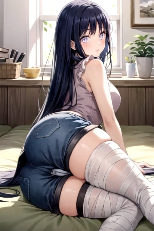 Hyuuga Hinata (naruto), Vagina De LadoPorno AI Hentai