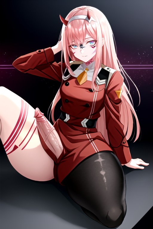 Hipnose, Zero-two (darling In The Franxx), Futanari Hentai IA pornografia