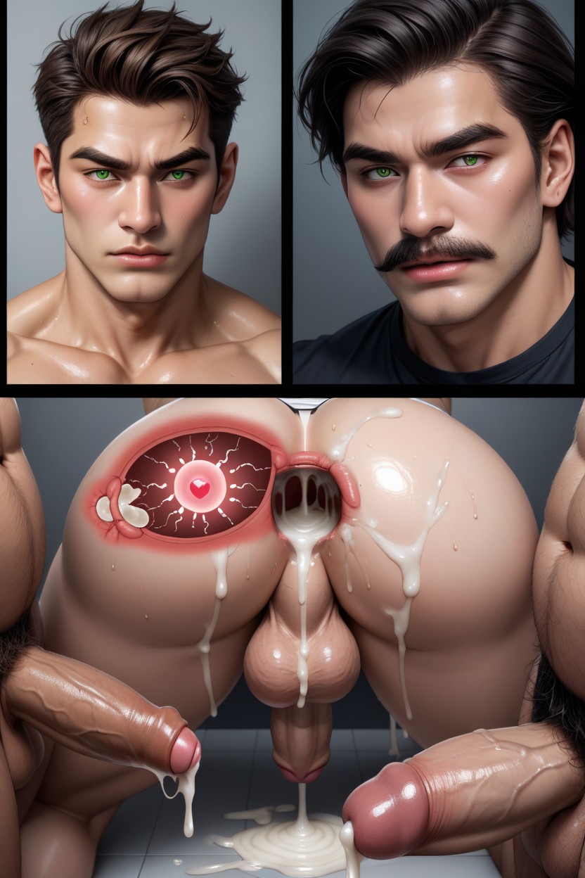 X Ray, Werewolves, Internal Creampie AI Gay Porn