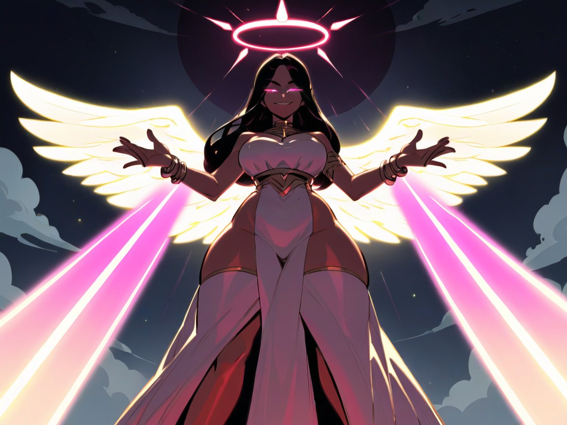 Neon Pink Fog, Thick Thighs, Young Woman Hentai AI Porn