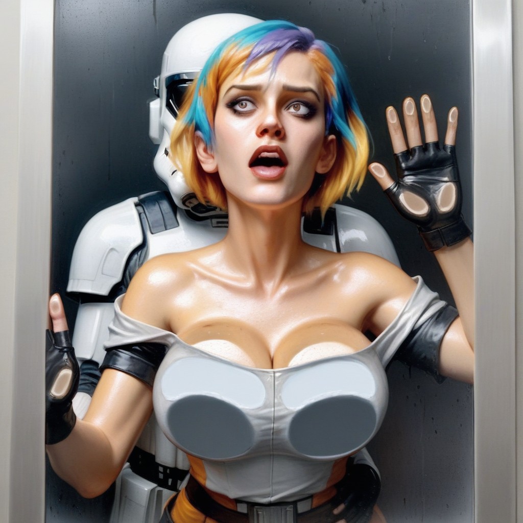 Huge Eyes, Video Game Style, Brown Eyes AI Porn