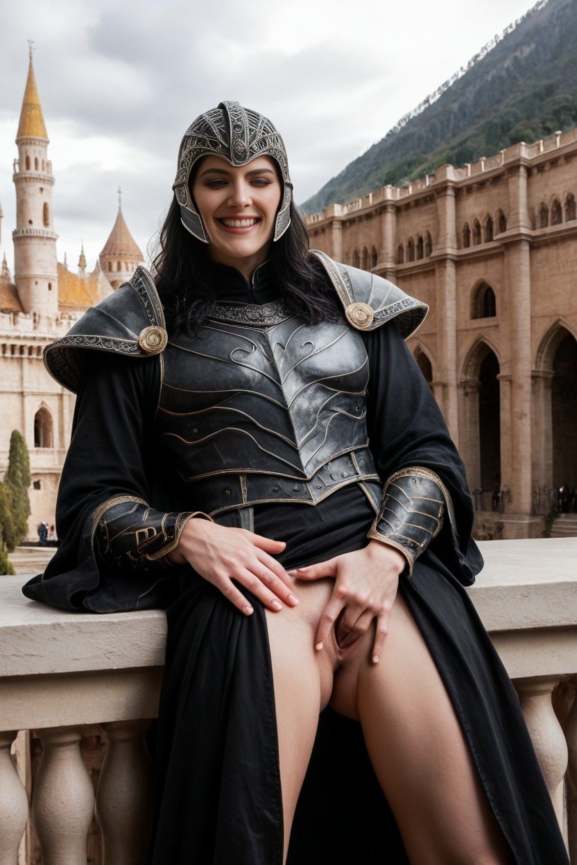 Black Armor, Black Robe, Palace Pornografia de IA