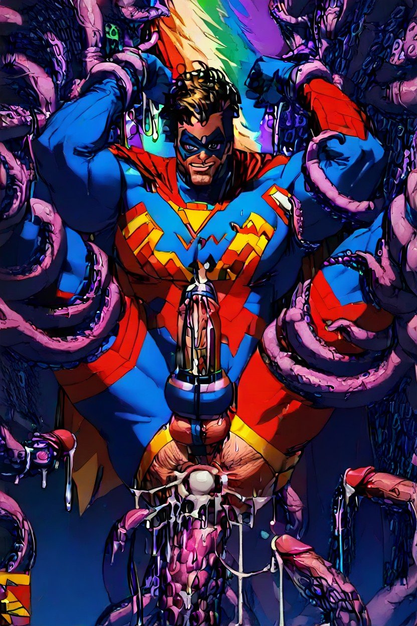 Anal Cum, Super Hero, Superhero AI Gay Porn