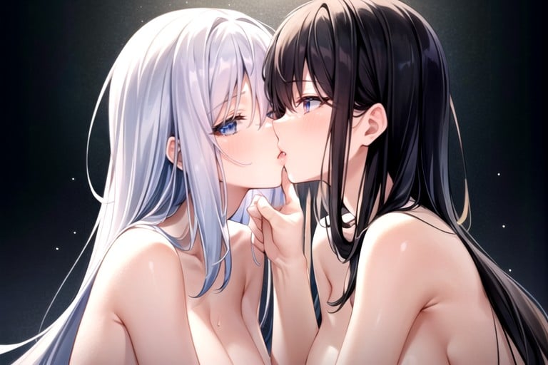 裸, キスする (レズビアン), スキニーAIポルノ