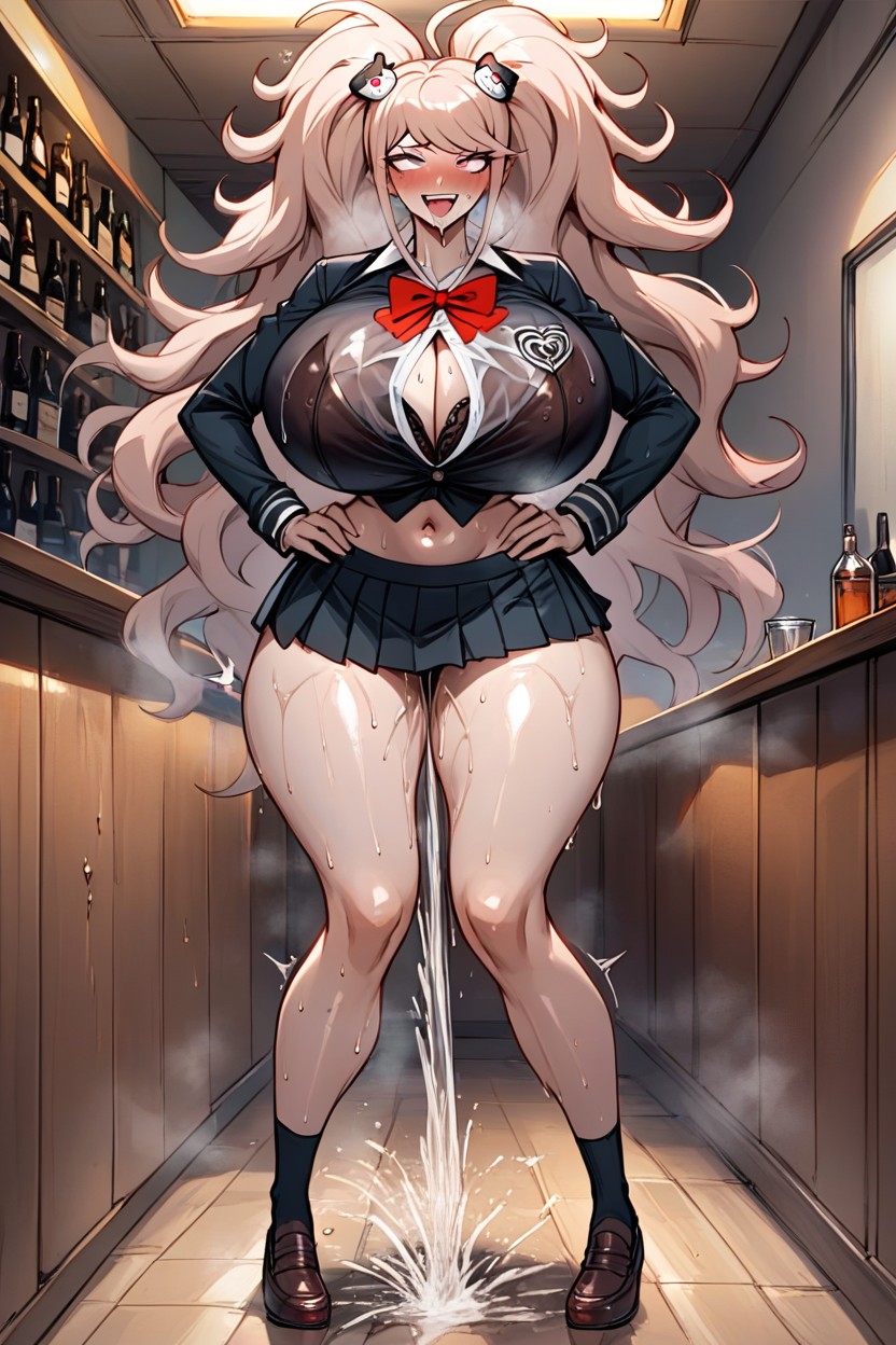 Large Ass, Brown Pump Shoes, Indoors AI Porn