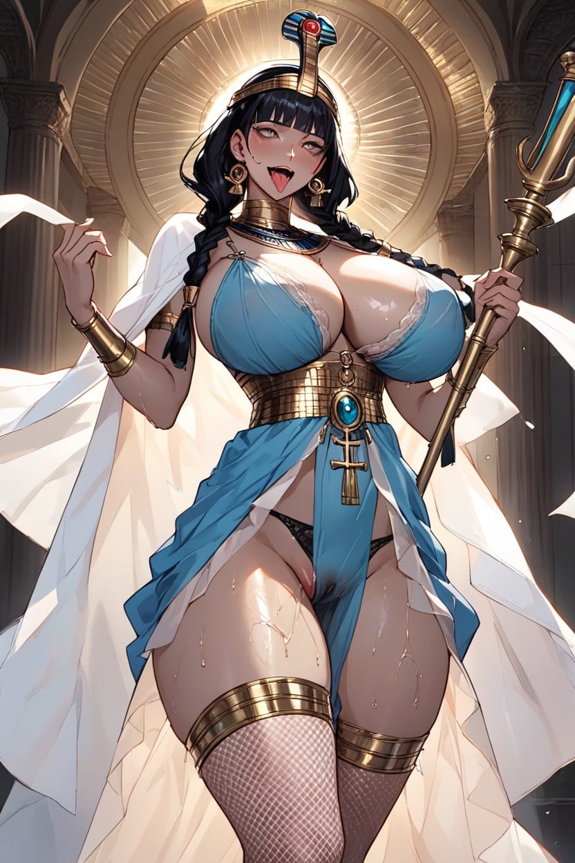 Pink Dress, Cleopatra, Skinny Hentai AI Porn