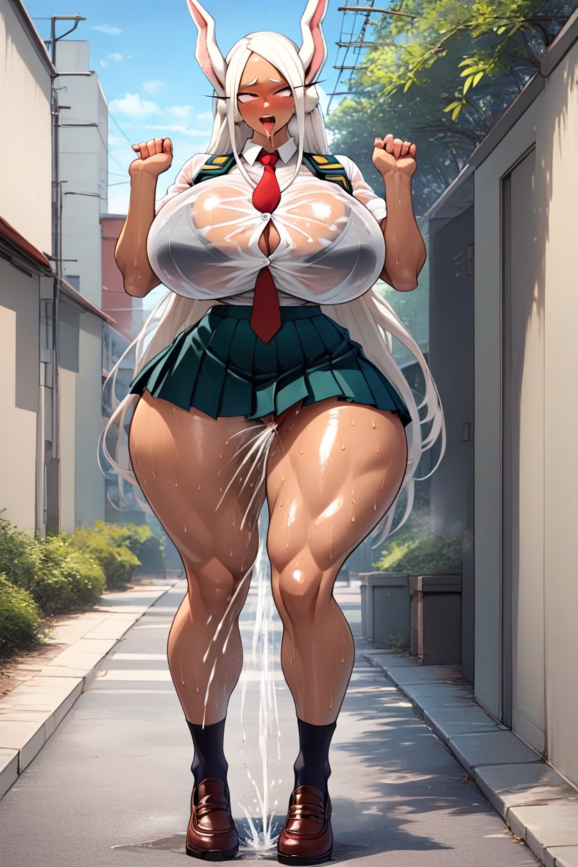 Rumi Usagiyama, Standing, Breast Expansion AI Porn
