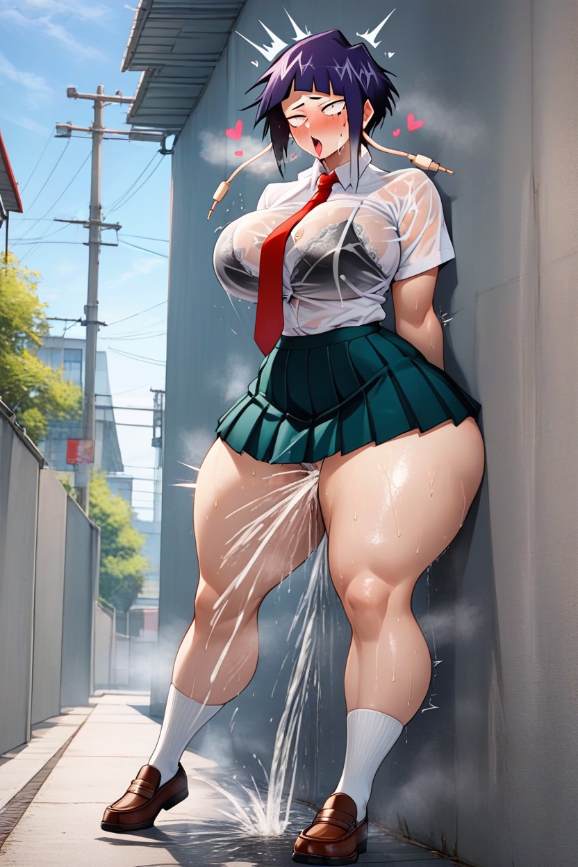 Curvy Body, Hand Covering Vagina, Full Body AI Porn