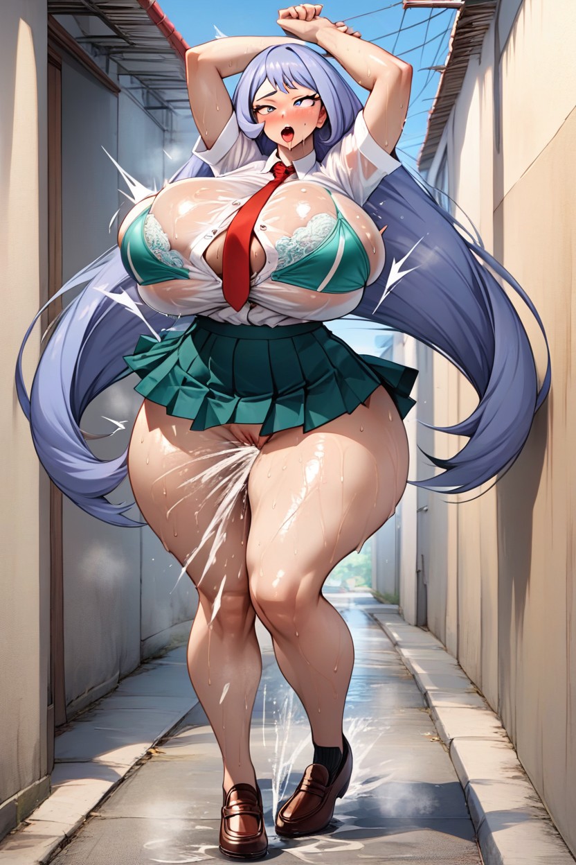 Curvy Body, Detail Face, Uncontrollable Orgasm AI Porn