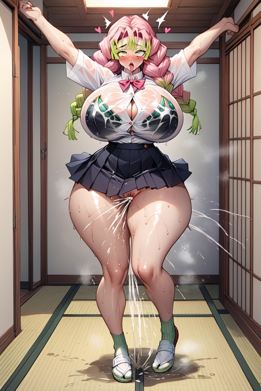 Big Eyes, Kimetsu No Yaiba, Tight Clothing AI Porn