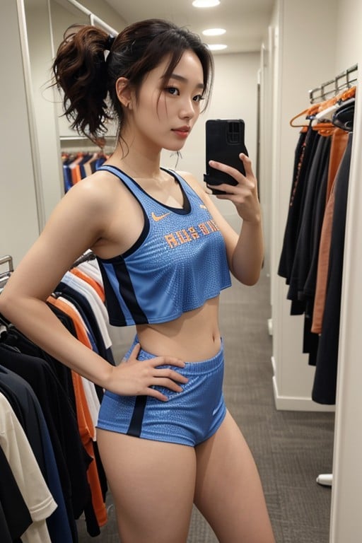 Skinny, 18, Korean AI Porn