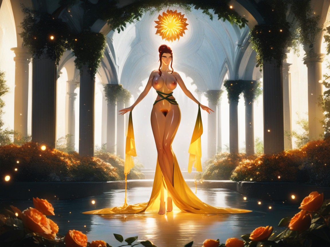 Hand Covering Mouth, Body, Mythology AI Porn