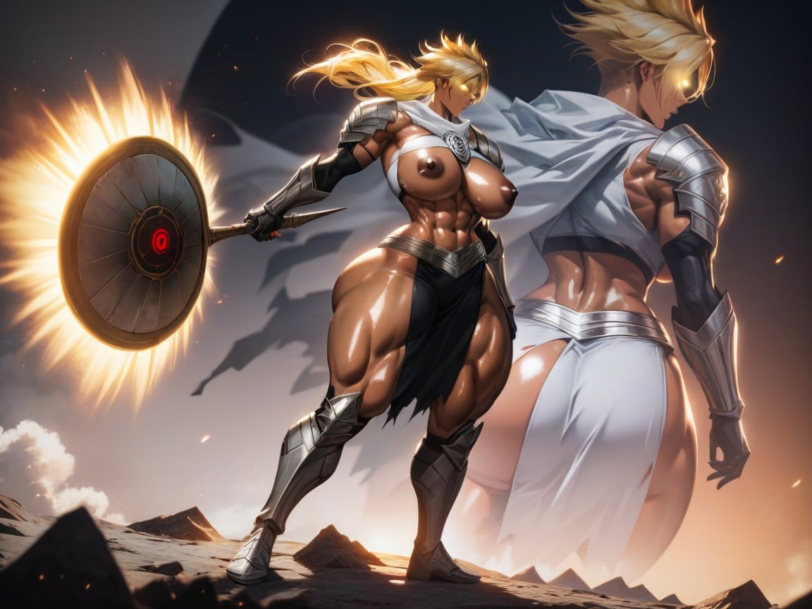 Tunic, Golden Skin Tint, Extremely Large Ass Hentai AI Porn