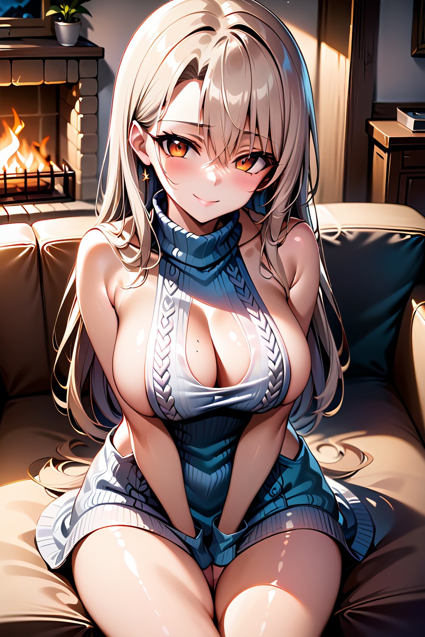 Sitting, Perfect Body, Newest Hentai AI Porn