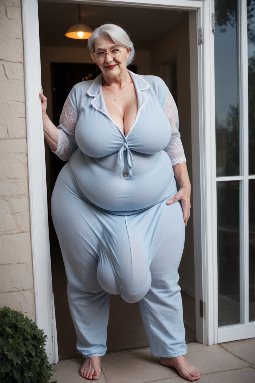 Fat, Obese, Full Body Shemale AI Porn