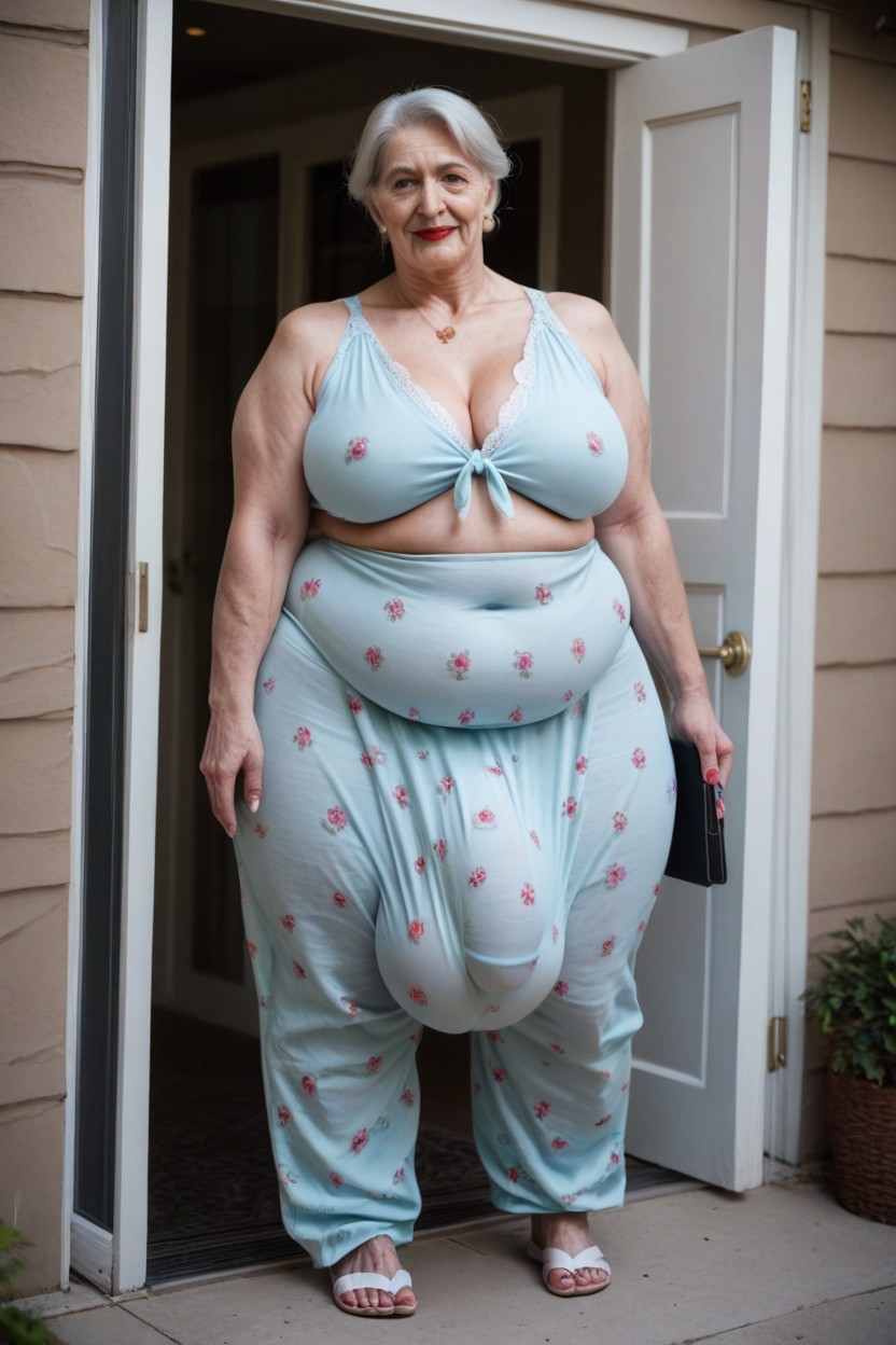 Full Body, Big Belly, Fat Shemale AI Porn