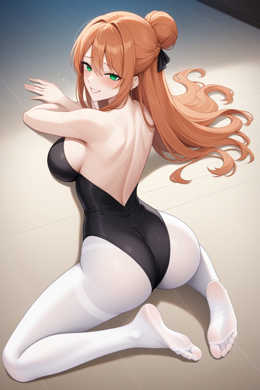 Pale Skin, Before Transformation, Breast Expansion Hentai AI Porn