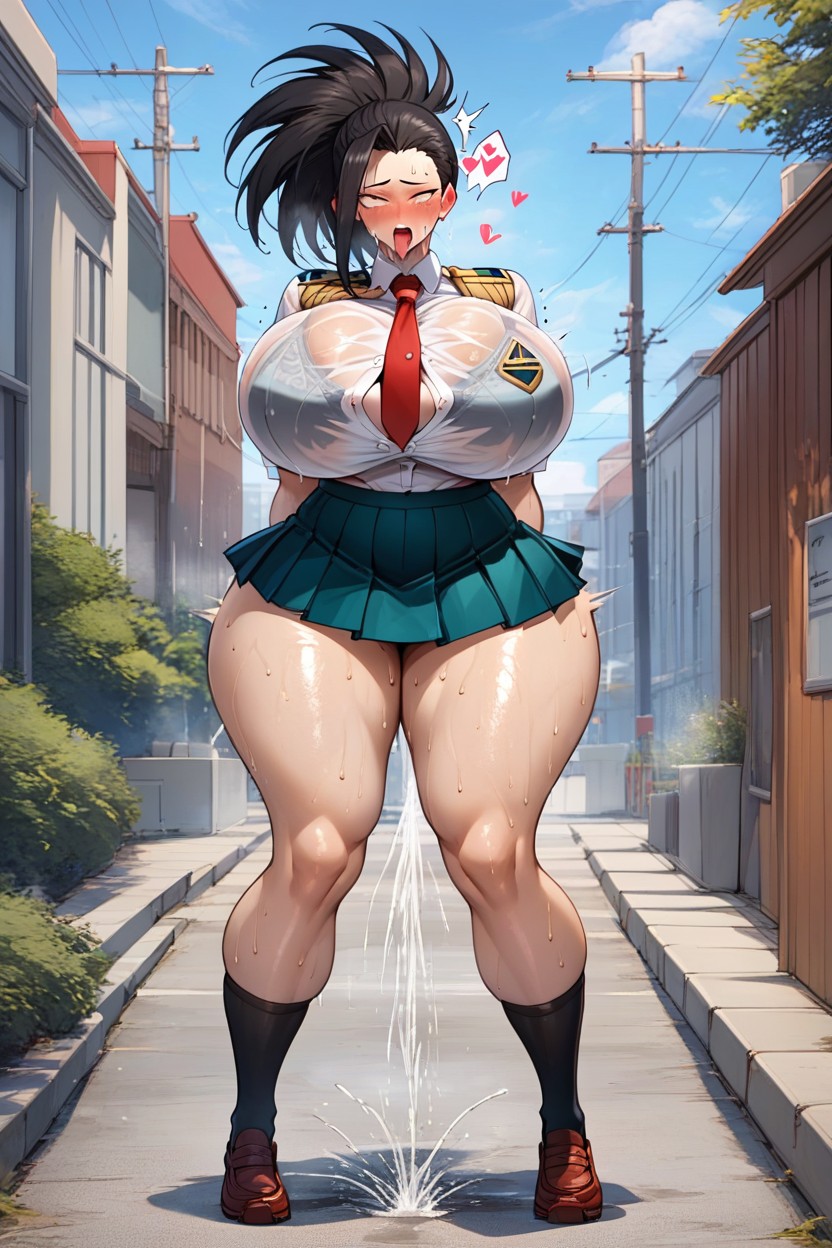 Boku No Hero Academia, Sweaty, Gigantic Breasts AI Porn