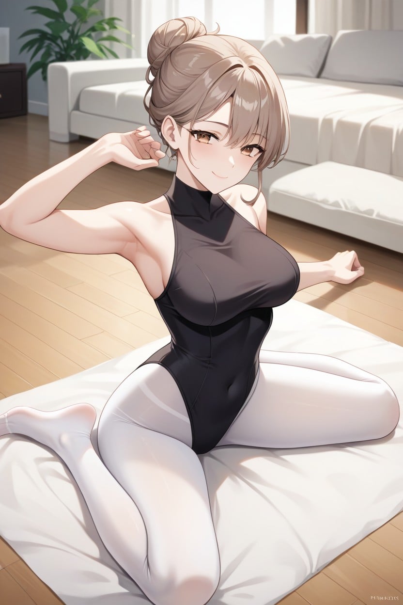 Ballerina, Fair Skin, Perky Breasts Hentai IA