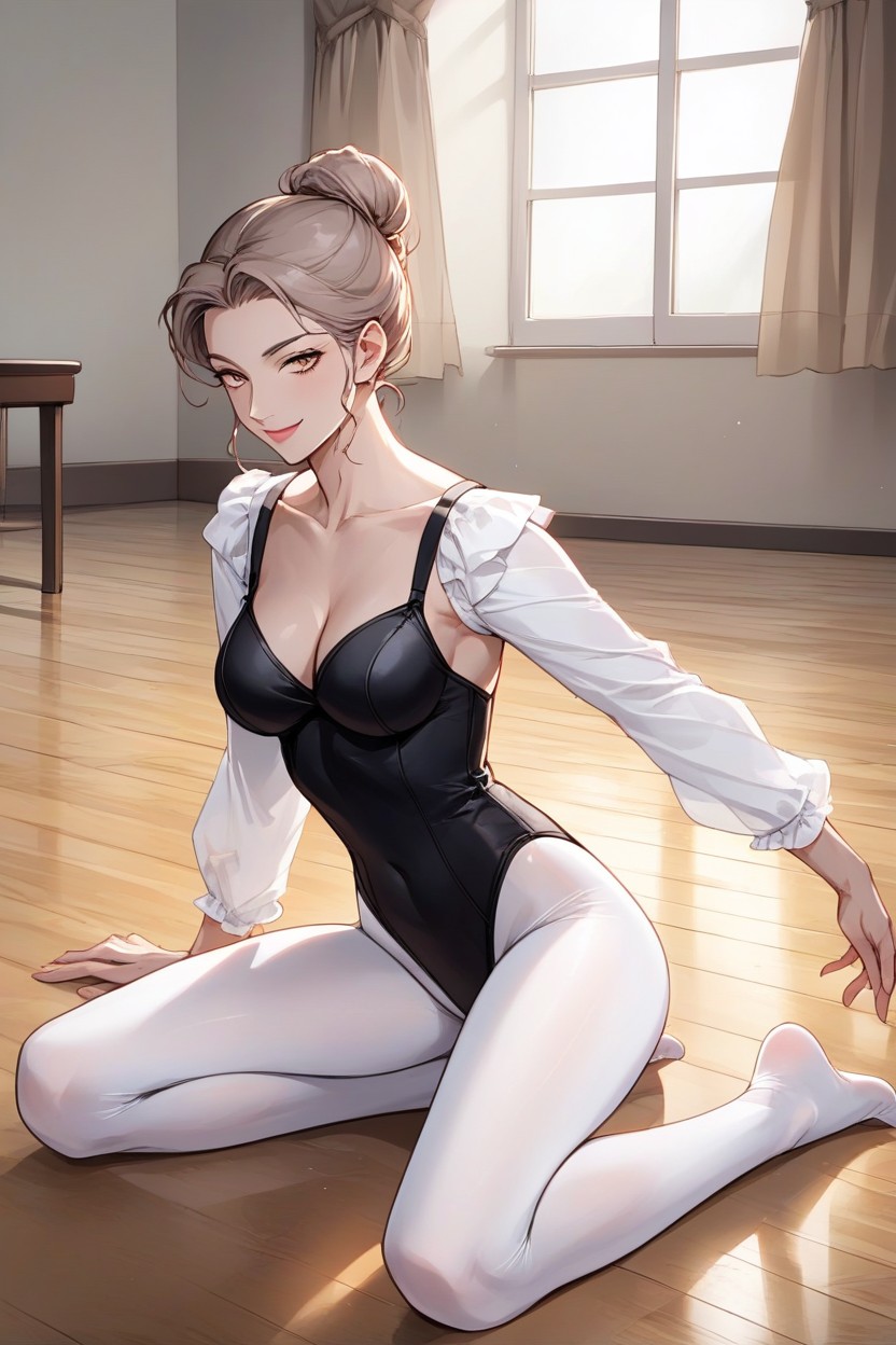 Fair Skin, Mouth, Perky Breasts Hentai AI Porn