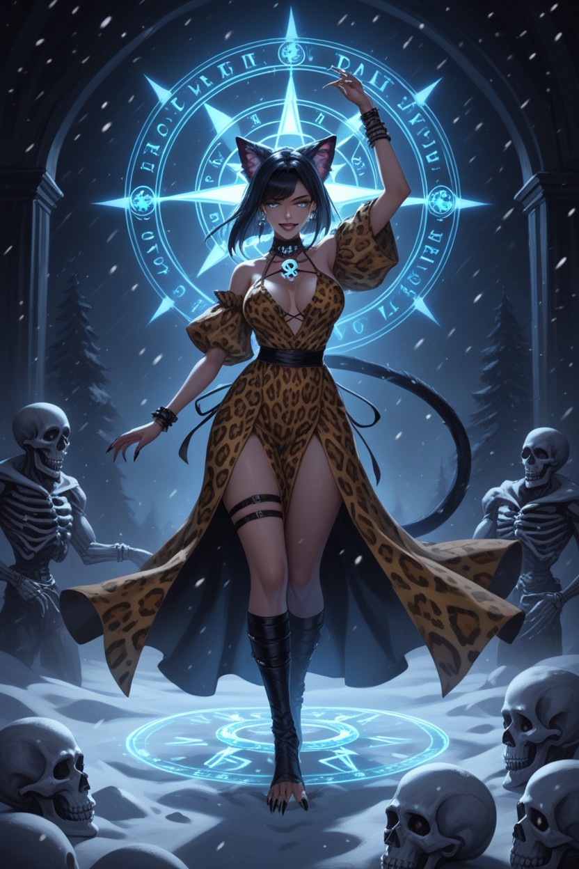 Mythology, Dark Skin Brown, Gapped Thighs Hentai IA