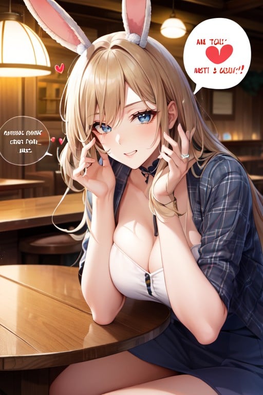 Heart Hands, Ash Blonde Hair, Yukina FightPorno IA