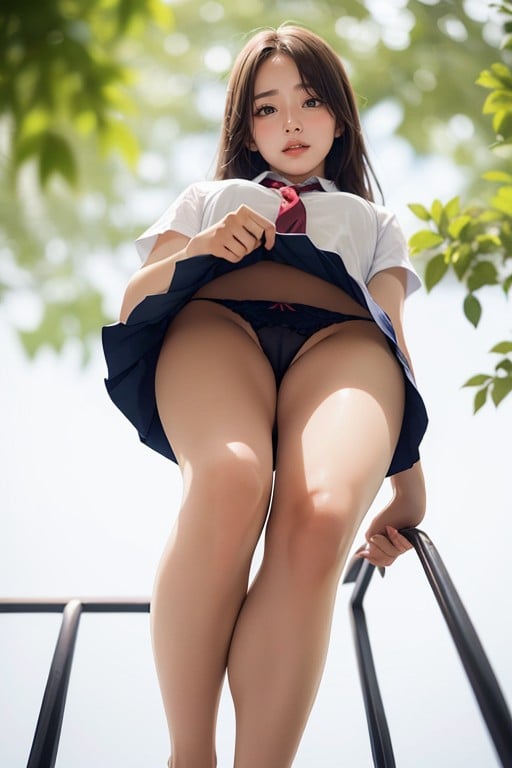 制服, 18, パンチラAIポルノ