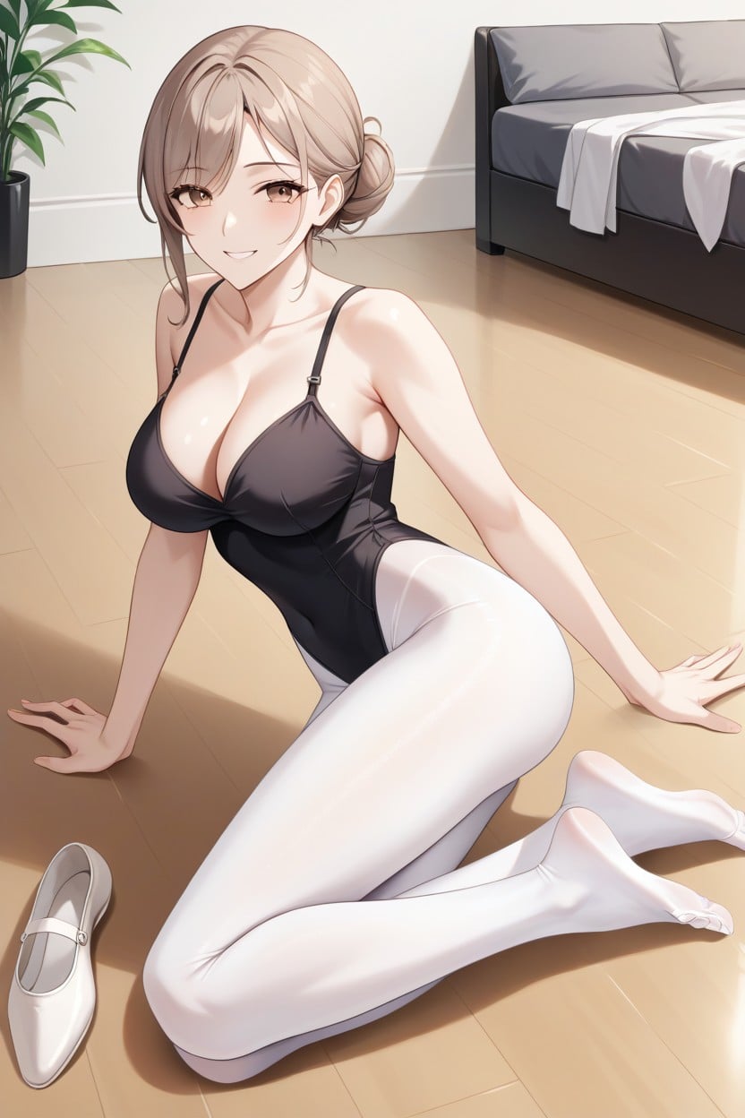 Mouth, Full Body View, Kneeling Hentai AI Porn