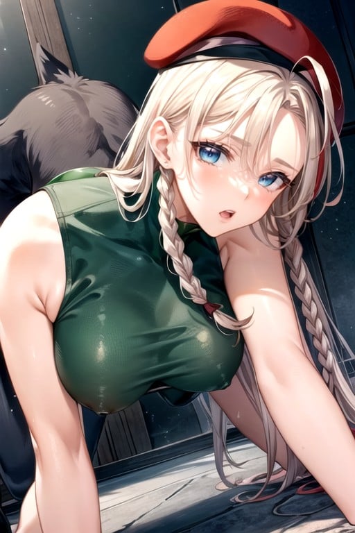 Front View, Underboob, Cammy White Hentai AI Porn