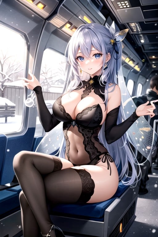 Hada, Avión, Vista FrontalPorno AI Hentai