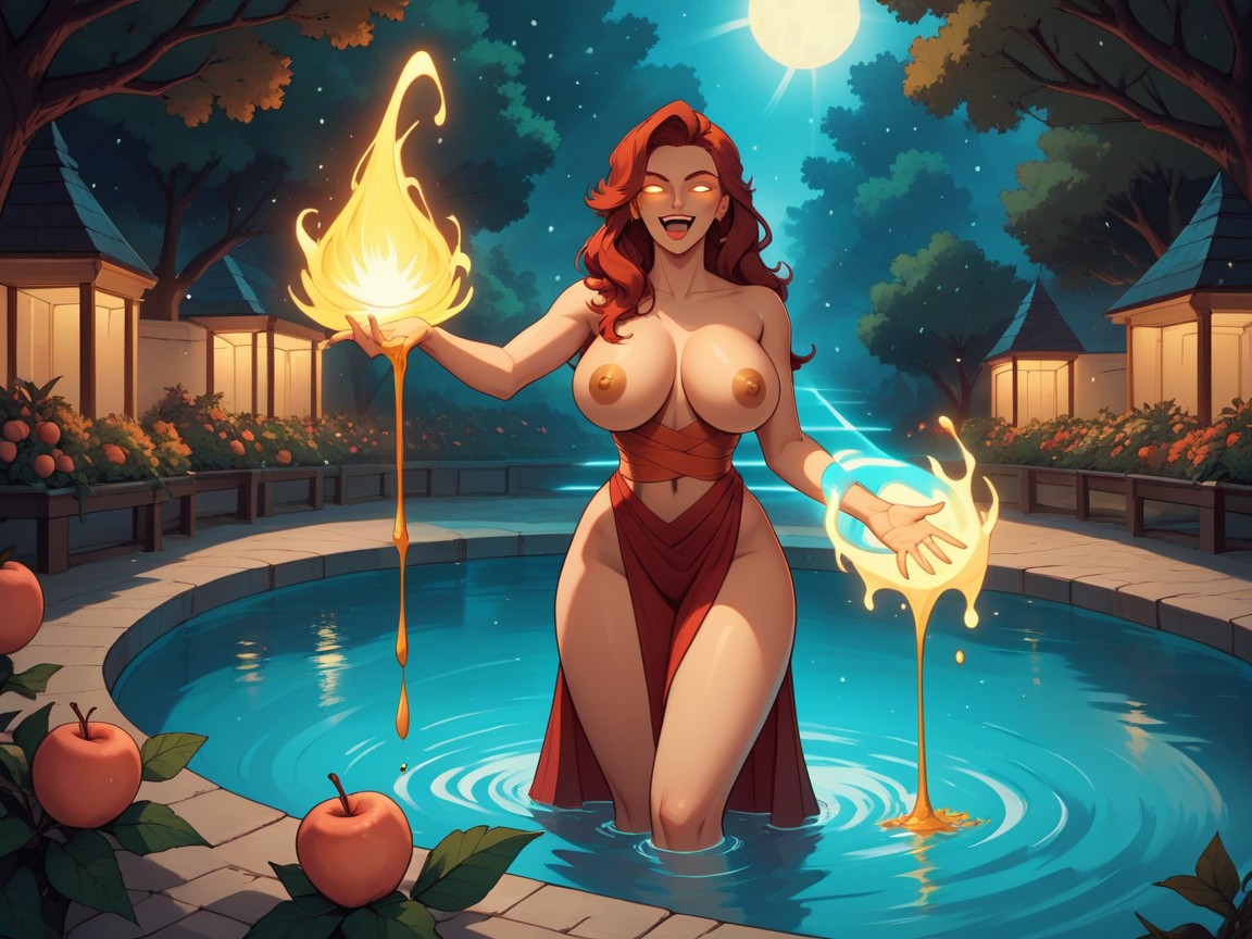 Excessive Food In The Background, Goddess Of Nature, Sleek Body AI黃片