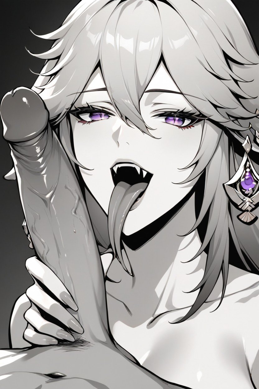 Image In Full Color, Unbuttoned, Licking ShaftAIポルノ