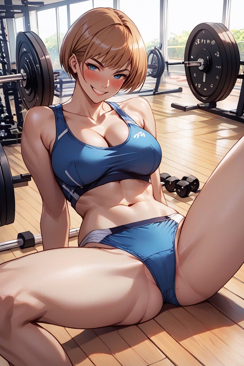 Sports Bra, Chie Satonaka, Rear ViewPorno AI